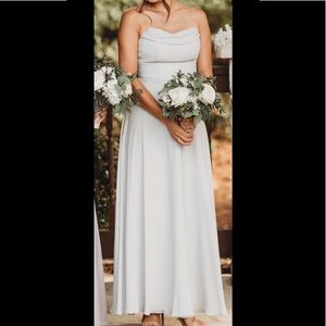 Grey Long Formal Dress